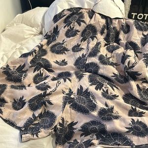 Touché International Swim Coverup Floral Romper Size Large